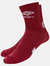 Mens Protex Gripped Ankle Socks - New Claret - New Claret