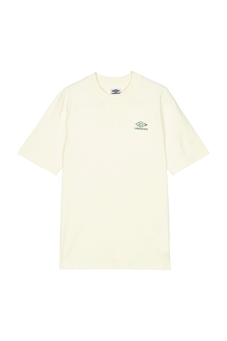 Mens Relaxed Fit T-Shirt - Ecru/Fir - Ecru/Fir