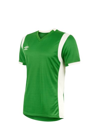 Umbro Mens Spartan Short-Sleeved Jersey - Emerald/White product