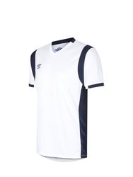 Mens Spartan Short-Sleeved Jersey - White/Black - White/Black