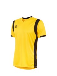 Mens Spartan Short-Sleeved Jersey - Yellow/Black - Yellow/Black