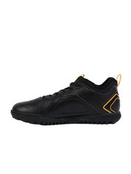 Mens Tocco 2 Club Astro Turf Sneakers - Black/White/Saffron