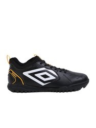 Mens Tocco 2 Club Astro Turf Sneakers - Black/White/Saffron - Black/White/Saffron