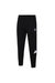 Mens Total Tapered Training Sweatpants - Black/White - Black/White