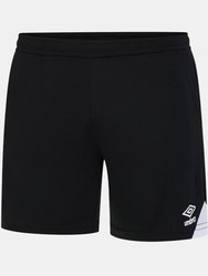 Mens Total Training Shorts - Black/White - Black/White