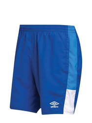 Mens Training Shorts - Royal Blue/French Blue/White