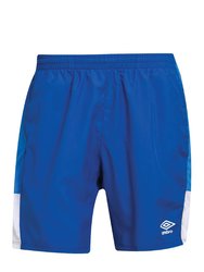 Mens Training Shorts - Royal Blue/French Blue/White - Royal Blue/French Blue/White
