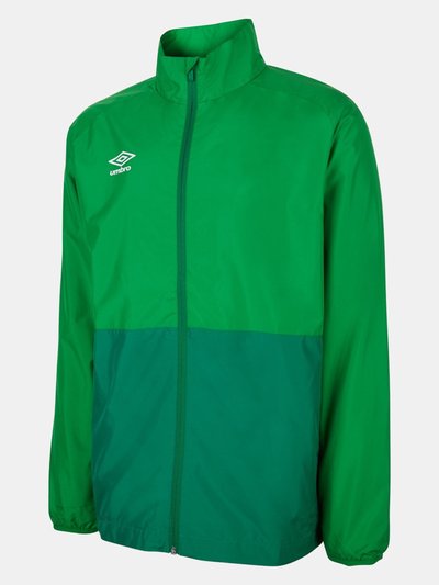 Umbro Mens Training Waterproof Jacket - Emerald/Verdant Green product