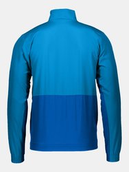 Mens Training Waterproof Jacket - French Blue/Royal Blue