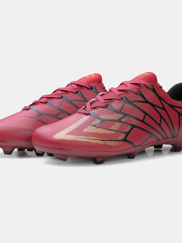 Pink and Gold FG Soccer Cleats