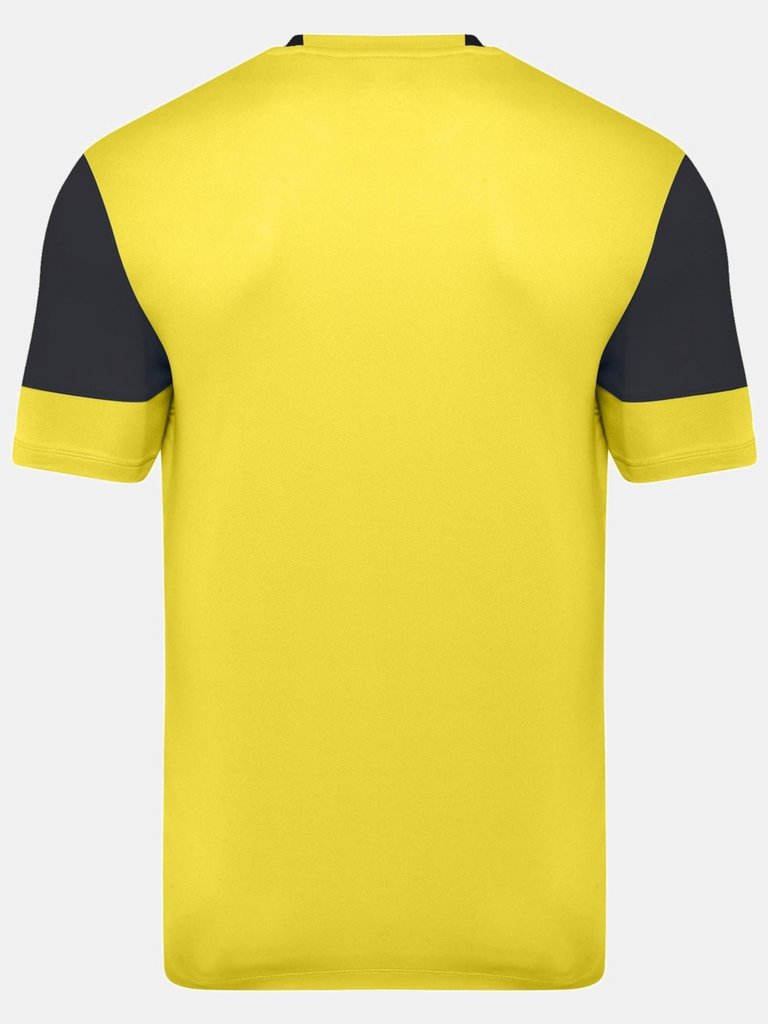 Mens Vier Jersey - Blazing Yellow/Carbon