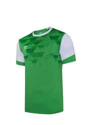 Mens Vier Jersey - Emerald/White - Emerald/White