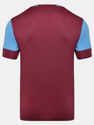 Mens Vier Jersey - New Claret/Sky Blue