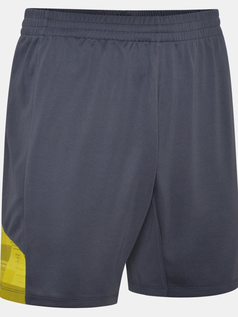 Mens Vier Shorts - Carbon/Blazing Yellow