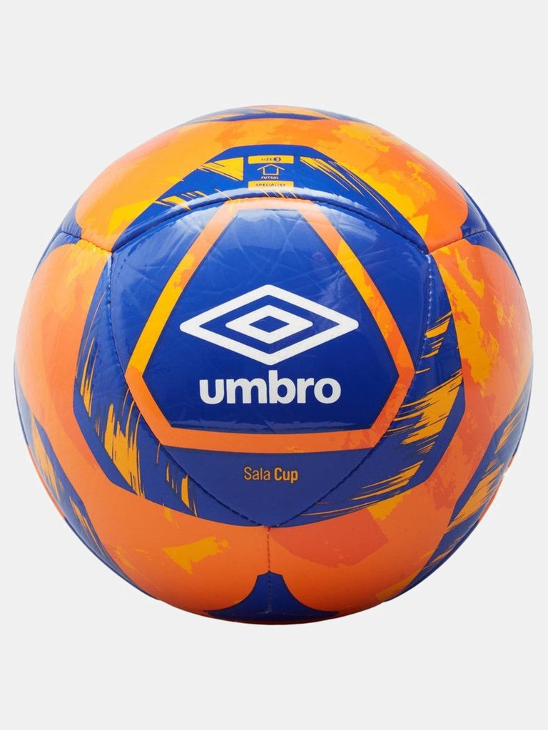 Sala Cup Ni Futsal Ball - Carrot/White/Victoria Blue - Carrot/White/Victoria Blue