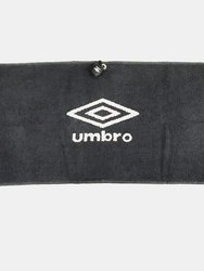 Umbro Logo Gym Towel - Dark Grey/Stone - Dark Grey/Stone