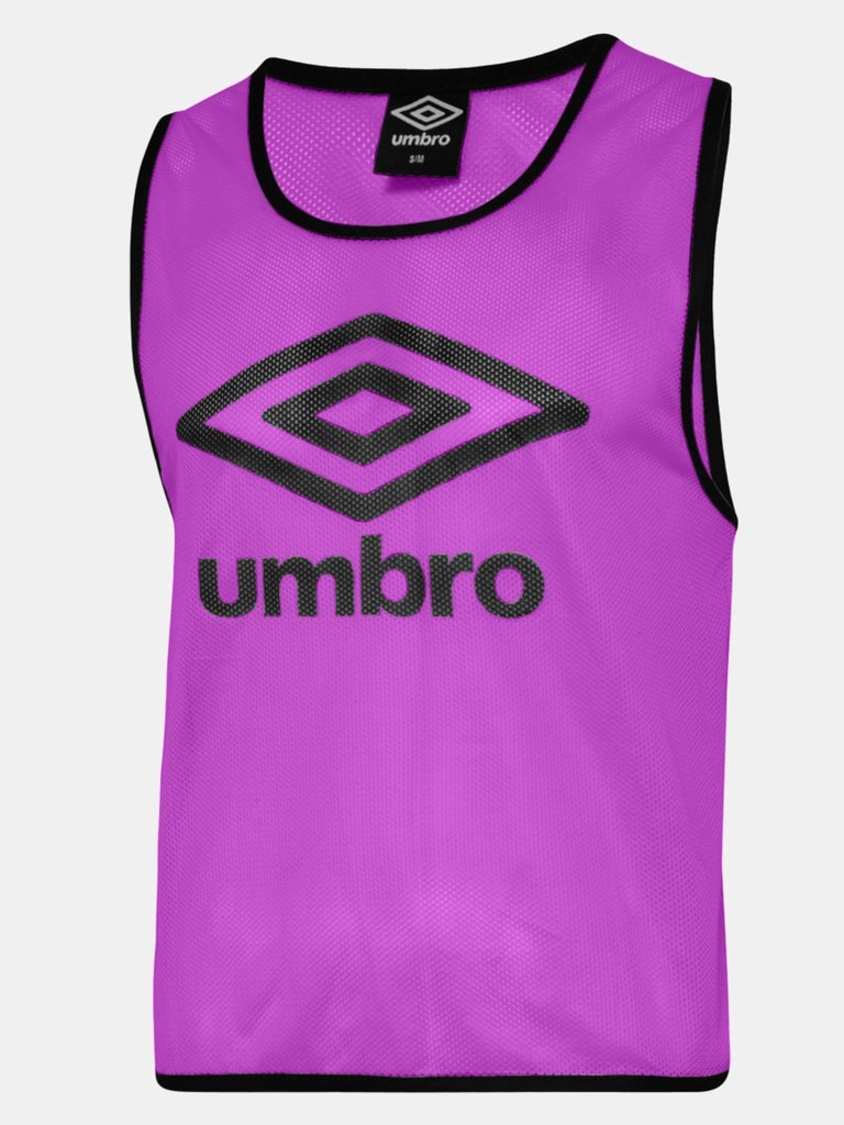 Unisex Adult Training Bib - Purple/Black - Purple/Black