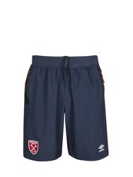 West Ham United FC Childrens/Kids Travel Shorts - Dark Navy