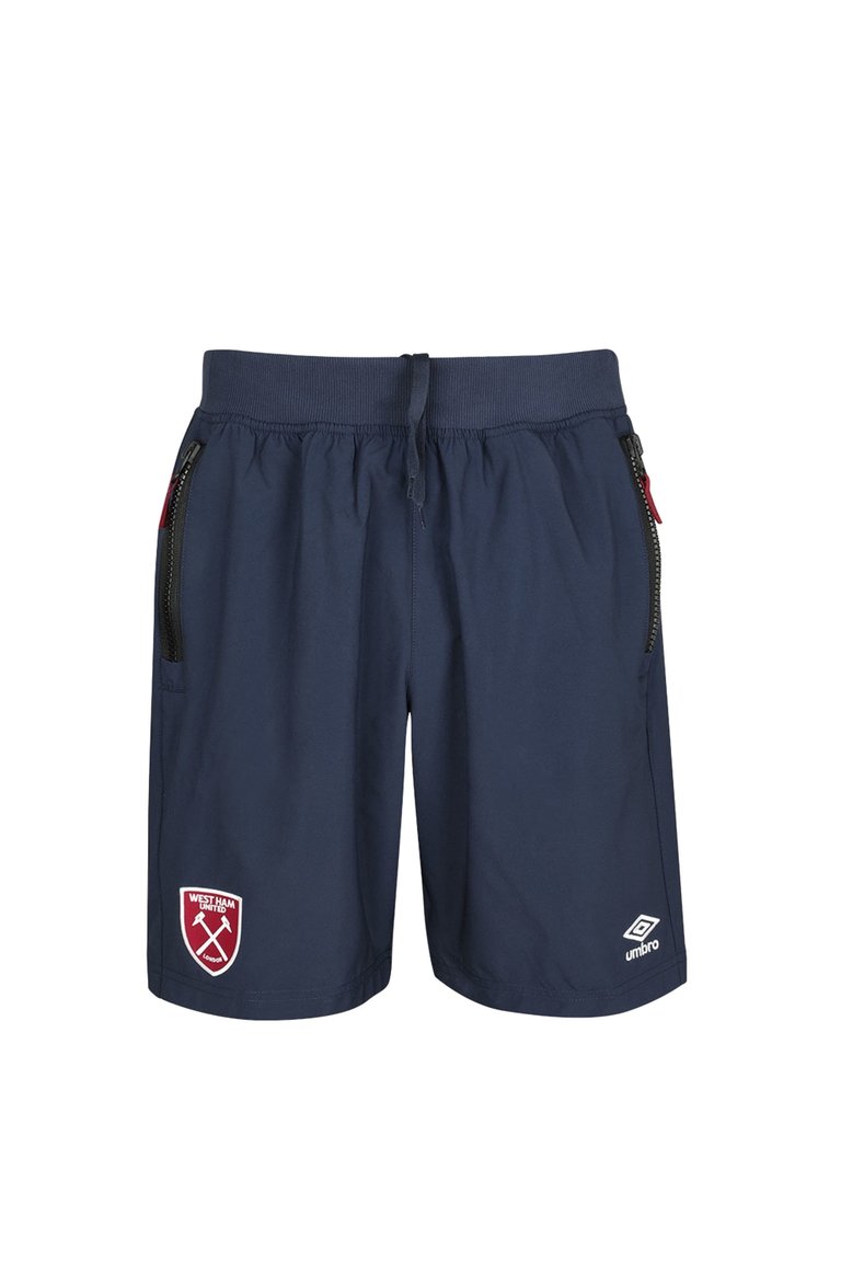West Ham United FC Childrens/Kids Travel Shorts - Dark Navy