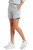 Womens Club Leisure Shorts - Grey Marl/White - Grey Marl/White