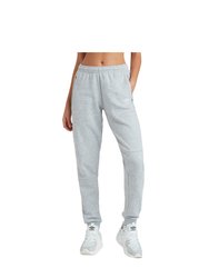 Womens Club Leisure Sweatpants - Grey Marl/White - Grey Marl/White