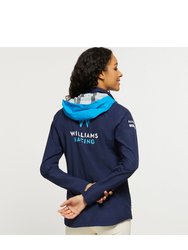 Womens/Ladies 23 Williams Racing Performance Jacket - Peacoat/Diva Blue