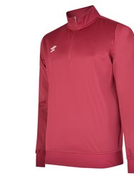 Womens/Ladies Club Essential Half Zip Sweatshirt - New Claret - New Claret