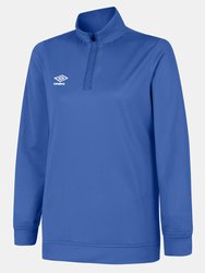 Womens/Ladies Club Essential Half Zip Sweatshirt - Royal Blue - Royal Blue