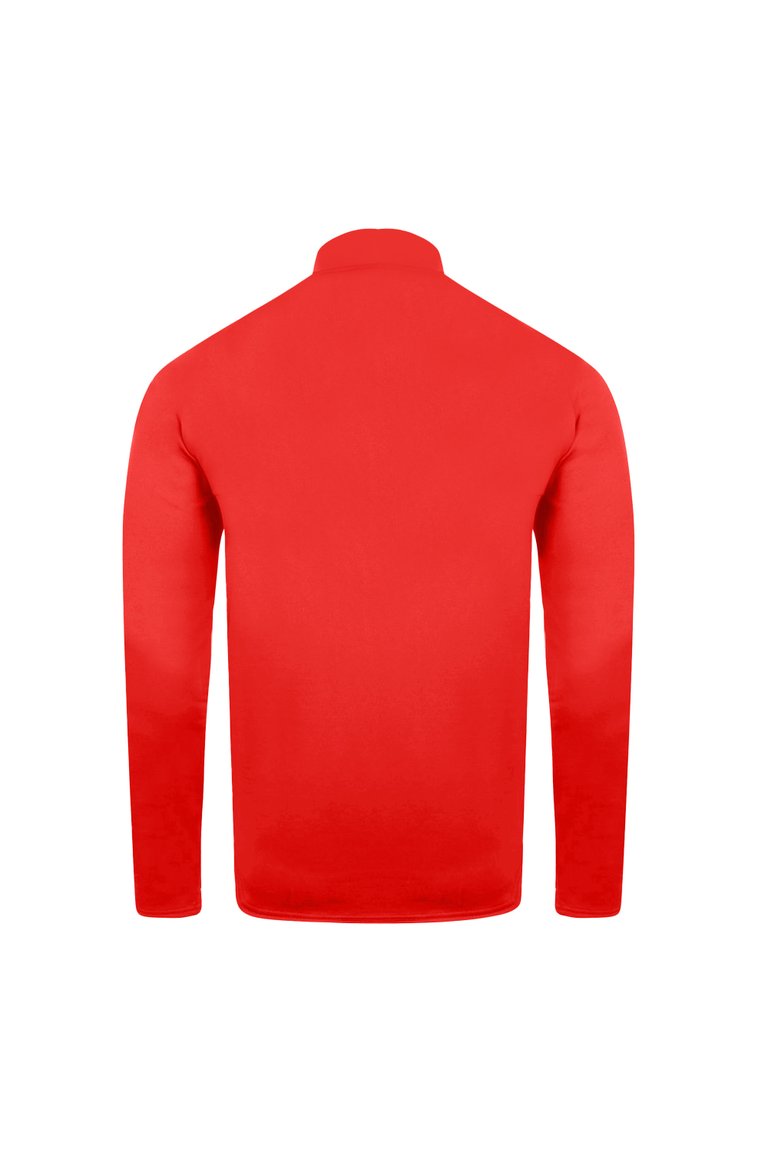 Womens/Ladies Club Essential Half Zip Sweatshirt - Vermillion