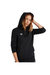 Womens/Ladies Club Leisure Hoodie - Black/White