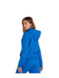 Womens/Ladies Club Leisure Hoodie - Royal Blue/White