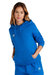 Womens/Ladies Club Leisure Hoodie - Royal Blue/White - Royal Blue/White