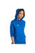 Womens/Ladies Club Leisure Hoodie - Royal Blue/White