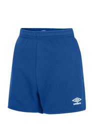 Womens/Ladies Club Leisure Shorts - Royal Blue/White - Royal Blue/White