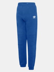 Womens/Ladies Club Leisure Sweatpants - Royal Blue/White - Royal Blue/White