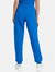 Womens/Ladies Club Leisure Sweatpants - Royal Blue/White