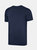 Womens/Ladies Club Leisure T-Shirt - Navy/White