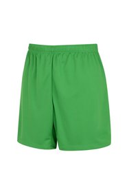 Womens/Ladies Club Logo Shorts - Emerald