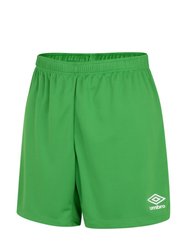 Womens/Ladies Club Logo Shorts - Emerald - Emerald