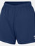 Womens/Ladies Club Logo Shorts - Navy - Navy