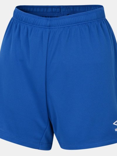 Umbro Womens/Ladies Club Logo Shorts - Royal Blue product
