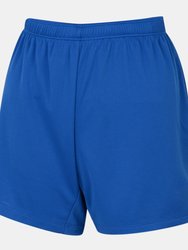 Womens/Ladies Club Logo Shorts - Royal Blue