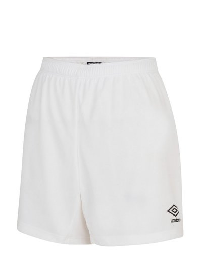 Umbro Womens/Ladies Club Logo Shorts - White product
