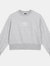 Womens/Ladies Core Boxy Sweatshirt - Grey Marl/White - Grey Marl/White