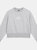 Womens/Ladies Core Boxy Sweatshirt - Grey Marl/White - Grey Marl/White