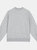 Womens/Ladies Core Half Zip Sweatshirt - Grey Marl/White
