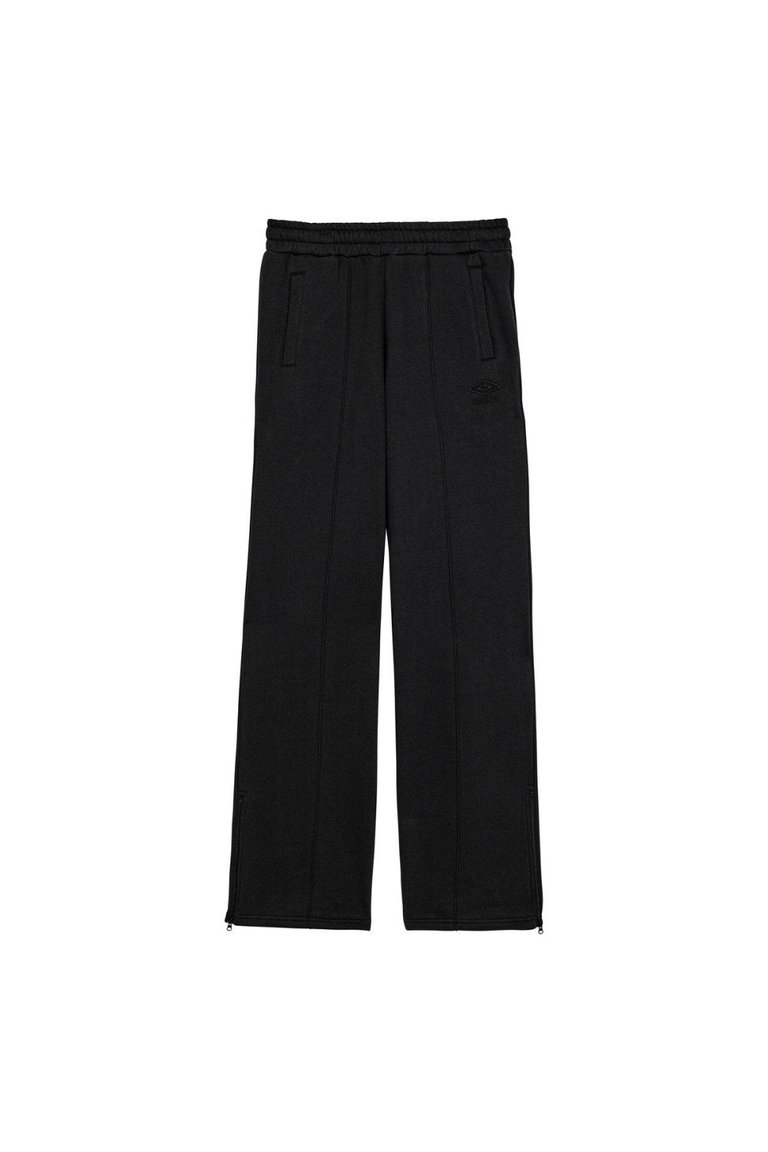 Womens/Ladies Core Straight Leg Sweatpants - Black - Black