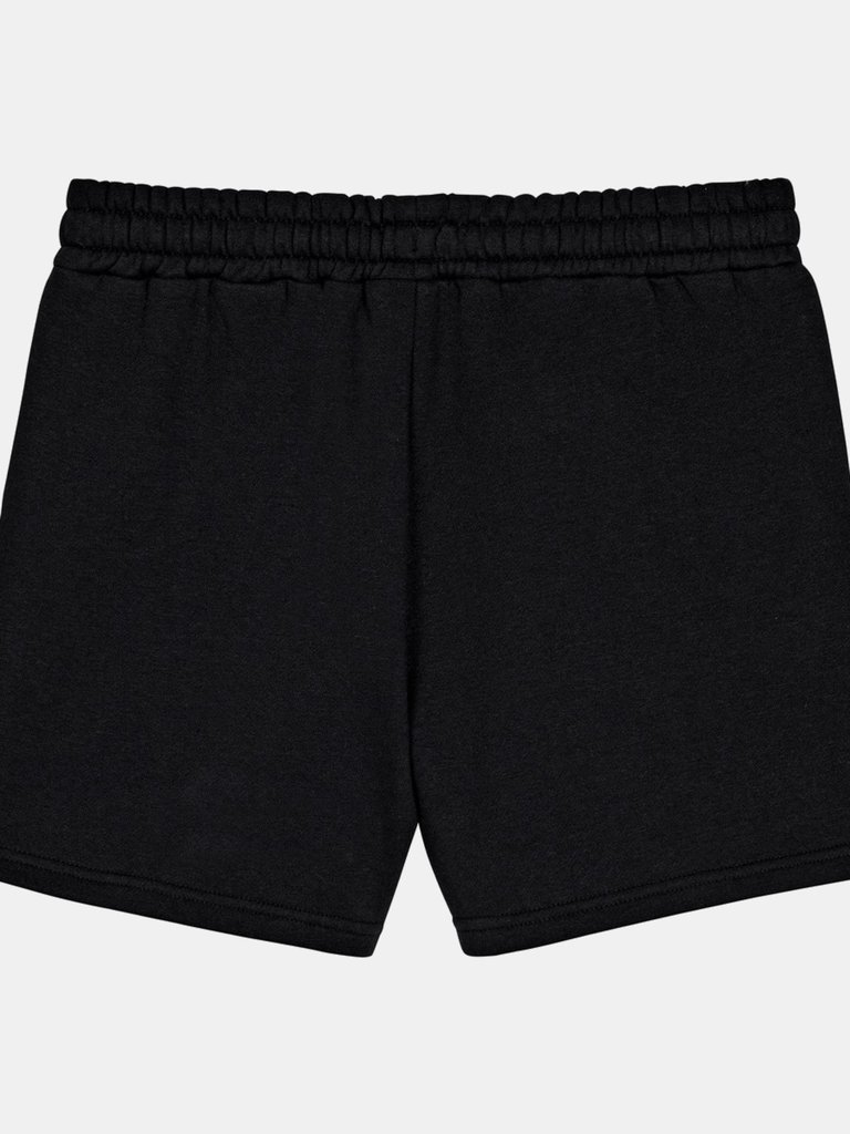 Womens/Ladies Core Sweat Shorts - Black