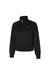 Womens/Ladies Diamond Tape Tricot Cropped Jacket - Black - Black