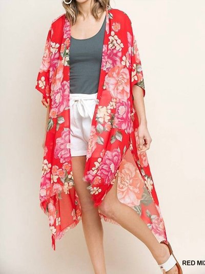 Umgee Floral Sheer Kimono product